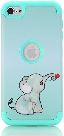 ipod touch 6 מארז, ipod touch 5 מארז, jmcase [סדרת פילים מקסימה] גוף מלא 3 ב 1 כיסוי מגן על פגוש מתאים ל- Apple iPod Touch 5 דור שישי,